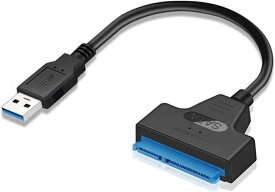 SATA USB 3.0 変換アダプター 2.5インチ SSD/HDD用 SATAケーブル 5Gbps 高速 SATA3 コンバーター USB3.0 2TB SSD/HDD 外付け 変換 コネクタ ハードディスク ポータブル