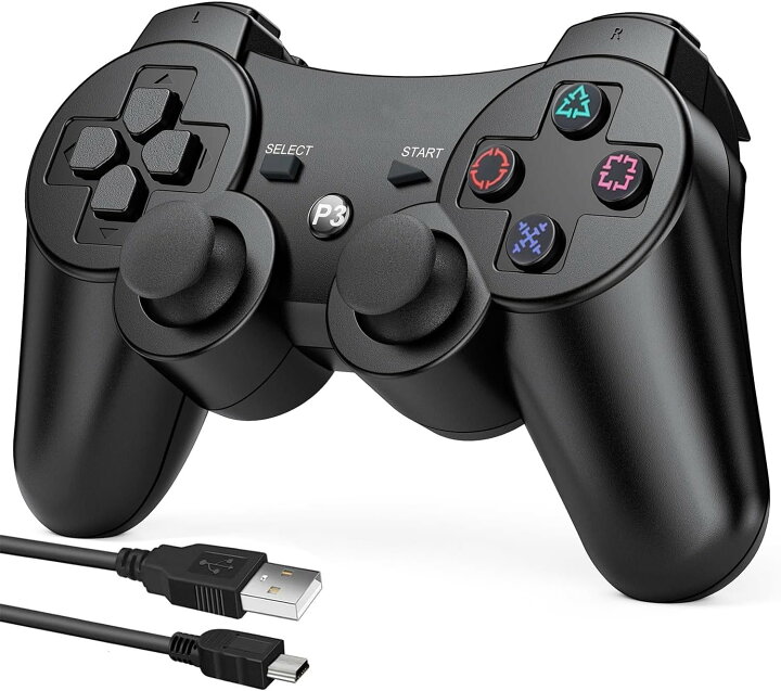楽天市場】PS3 コントローラー ワイヤレス 無線 ゲームパッド PS3 用 
