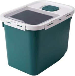 ペットフードストッカー 米びつ 米バケツ 大容量 10kg 密閉 保存容器 密閉 犬餌 猫餌 フレッシュロック 飼料保管箱 貯蔵タンク 米 長持ちフードストッカー キッチン用品 清潔便利 用途が広く