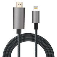HDMIケーブル iPhone HDMI変換ケーブ ル 1mセット Digital AV変換アダプタLightning ライトニング 変換ア…