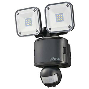 オーム(OHM) 電機 E-Bright LEDセンサーライト 乾電池式 2灯 LS-B285A19-K 06-4239昼光色