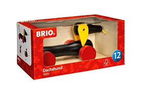 BRIO (ブリオ) プルトイ ダッチー 犬のおもちゃ 対象年齢 1歳~ (引き車 引っ張るおもちゃ 木製 知育玩具) 30332