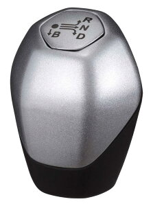 ナポレックス(Napolex) 車用 シフトノ ブ LONZA トヨタハイブリッド車専用 30・50系プリウス/ヴォクシー/エスクァイアなど シルバー LZ-53