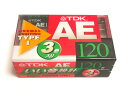 TDK オーディオ カセットテープ AE 120分 3本セット AE-120XF