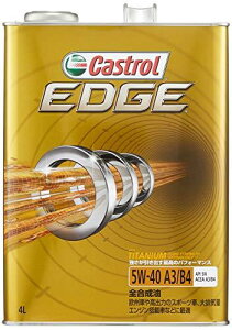 JXg[(Castrol)GWICEDGE 5W-40 ACEA A3/B4, API SP 4L 4փK\ /fB[ [ԗpSCastrol (VpbP[Wł̔z̉\)