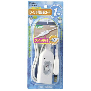 Gp (ELPA) XCb`tR[h RZg 1m 125V 15A XCOvO W-S1010B(W)