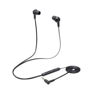 �G���R�� �w�b�h�Z�b�g �L�� �C���z���}�C�N 4�� ��3.5mm �X�e���I 4�ɕϊ��P�[�u���t �u���b�N HS-EP17TBK