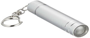 エルパ (ELPA) LEDキーライト LEDライト 懐中電灯 ランタン 直径16×全長76mm シルバー DOP-785(SL)