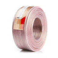 スピーカーケーブル スピーカーコード オーディオケーブル 高純度OFC 錫メッキ (20m, 1.28mm²)