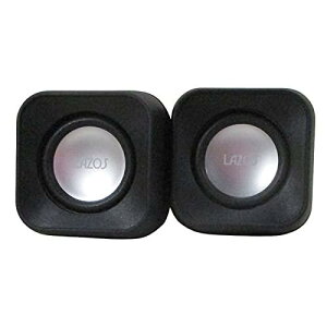 Lazos ���\�X USB�X�s�[�J�[ �u���b�N L-SK-B