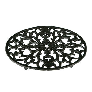 _g(Dulton) ~ I[o gxbg AeB[NubN 15×240×s180mm OVAL TRIVET ANTIQUE BLACK S315-114ABK