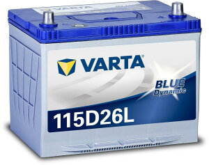VARTA(�o���^) Blue Dynamic 115D26L ���Y�ԗp�o�b�e���[ �[�d�����/�W���� �G�L�X�g���p���[ �������E�����e�i���X�t���[�� 85D26L/90D26L�݊�