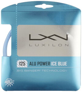 Wilson(�E�C���\��) ���L�V����(Luxilon) �e�j�X �X�g�����O �K�b�gALU POWER 125 (�A�� �p���[ 125) WRZ995100BL 125(1.25mm) �P���� ICE BLUE