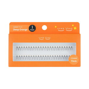 CCAMBBAK JpN ܂ AC bV ܂GNXe iv ACh Eyelash ^Cv 8mm~12mm }cGN Zt ܂ i` lC DIY ܂ (11mm Thick (Black), 1Point)