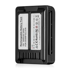 互換品 シャープ バッテリー 3000mAh 大容量 BY-5SB 互換 バッテリー シャープ コードレス 掃除機用予備バッテリー EC-SX530 EC-AS710 EC-AR2S EC-AP700など対応 EC-A1R用充電器対応