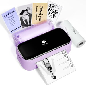 Phomemo M03 ���o�C���v�����^�[ �X�}�z�Ή� �T�[�}���v�����^�[53mm�E80mm�p���Ή� ���o�C���v�����^�[ �|�[�^�u���^ �t�H�g�v�����^�[ �����v�����^�[ ���M�v�����^�[ �蒠�v�����^�[ �g�уv