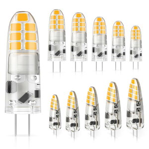 DiCUNO G4���� 12V LED�d�� 2W �n���Q���d��20W���� 200lm �d���F 3000k LED���C�g �񒲌� 10����