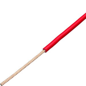 フジクラダイヤケーブル ビニル絶縁電線 IV 3.5 SQ 赤 30M 巻き