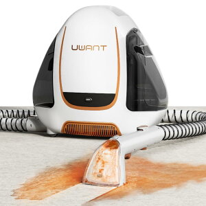 UWANT カーペットクリーナー 絨毯クリーナー 12Kpaの強力吸引力 大容量水タンク 自動洗浄 ソファー洗浄機 スチームクリーナー 車内用掃除機 乾湿両用掃除機 | カーペット ソファー 車シート 布