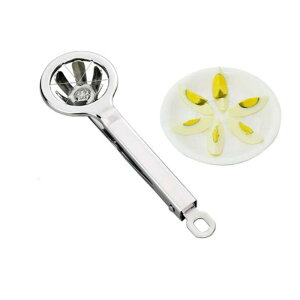 HJ エッグカッター 卵切器 卵 カット 玉子きり器 卵スライサー ステンレス鋼 シンプル ゆで卵 家庭用
