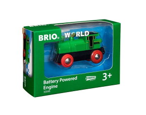 BRIO バッテリーパワー機関車(緑) 33595