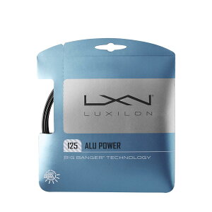 LUXILON(���L�V����) �e�j�X �X�g�����O �K�b�g ALU POWER BLACK 125 (�A���p���[ �u���b�N 125) �P���� �u���b�N WR8306901125