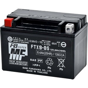 FB(�É͓d�r) �o�C�N�p�o�b�e���[ �V�[���h�^ FTX9-BS (YTX9-BS / YTR9-BS / GTX9-BS �݊�)