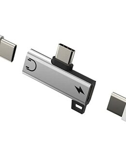 ^CvcCzWbNϊA_v^イ[dҕϊ(2in1)Apple IPhone15 Pro Max Plus IPad ProDAC Type-c AUX wbhtH A_v^[ P[u ܂ ς  ANZT[