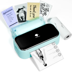 Phomemo M03 �X�}�z�Ή� 80mm ���o�C���v�����^�[ �T�[�}���v�����^�[53mm�E80mm�p���Ή� ���o�C���v�����^�[ �|�[�^�u���^ �t�H�g�v�����^�[ �����v�����^�[ ���M�v�����^�[ �蒠�v�����^�[ �g��