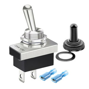 KILIGEN gOXCb` 25A 12VDC/15A 24VDC/10A 250VAC/ 15A 125VAC SPST I/It 2Pin 2 |WV AbvO[hhJo[Lbvt ԗp KN3D-101