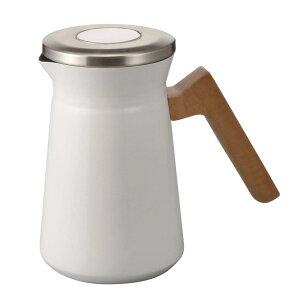 HARIO(�n���I) �X�e�����X�T�[�}���|�b�g Stainless Thermal Pot �ۑ��\�e��600ml �z���C�g S-STP-600-W