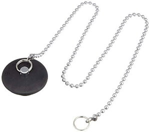 SANEI バス用W式クサリ付きゴム栓 クサリ長さ670mm 4.5mm玉クサリ PH27-43