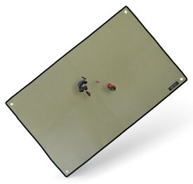 ZEN Camps 焚き火シート スパッタシート 焚き火台シート シリコン アースカラー 耐火 耐熱 防炎 防火 シート キャンプ 芝生保護 (グリーン)