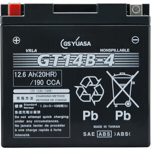 GS YUASA W[GXAT V[h^ oCNpobe[ t[d GT14B-4