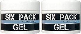 スリミングジェル 2個セット 送料無料 Six Pack Gel シックスパックジェル スリミングクリーム ダイエット シックスパック ダイエットジェル 日本製 脂肪 引き締め 筋肉 ボディビルド 下腹 くびれ ウエスト 冷感ジェル マッスル 筋トレ 脇腹 腹筋 自信 コンプレックス お腹