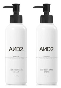 2個 ホットボディケアクリーム 送料無料 アンドツー AND2 温感 マッサージ 保湿 150g スリミングジェル スリミングクリーム ダイエット ダイエットジェル 日本製 筋肉 ボディビルド 下腹 くび