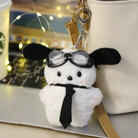 キーホルダー ぽちゃっこ ポチャッコ ぬいぐるみストラップ パイロット 犬 かばん掛け 人形 手作り 飾り ミニ ドール ペンダント 自動車のアクセサリー 置物 おしゃれで 小物 クリスマス 贈り物 キーホルダー バッグチャーム おもちゃ 誕生日 インスタ映え クリスマス 直送