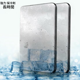 保冷剤 長時間 強力 2個セット 驚異の保冷力 冷却用品 防災 長時間 保冷ステンレス製アイス保冷剤 長持ち 繰り返し使用可