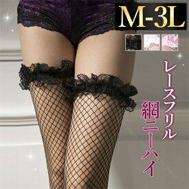 【1100円OFFクーポン有】セクシーランジェリー ニーハイストッキング 大きいサイズ 網タイツ 美脚 ライン ストッキング ガーターストッキング セクシー ストッキング シースルー レディース セクシー タイツ 大人 靴下 エロい下着