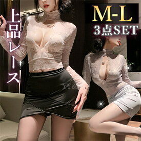 【3000円OFFクーポン有】ボディコン セクシー ランジェリー コスチューム OL 秘書 教師 コスプレ シースルー シャツ セット エロコスプレ 誘惑 超過激 下着 上下セット セクシーランジェリー エロ下着 レディース ランジェリー タイトスカート ミニ丈