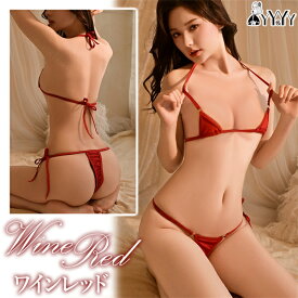 【3000円OFFクーポン有】マイクロビキニ ビキニ 極小ビキニ セクシーランジェリー 水着 極小ビキニ エロい水着 紐パン 紐パンティ コスチューム XL 3L 4L 大きいサイズ セクシー ランジェリー 超過激 極小 大人 エロ エロい服 エロい下着 レディース 可愛い