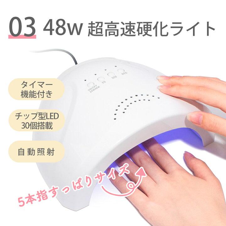 楽天市場】【土日限定価額 P5倍】即日発送 LED&UVライト付き 電動 