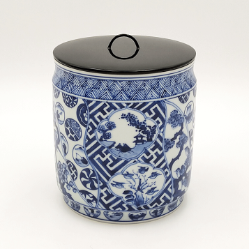 楽天市場】【茶器/茶道具 水指（水差し）】 水指 金襴手 福寿文捻 5代