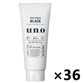 【送料無料】UNO(ウーノ) ホイップウォッシュ(ブラック) 130gx36本 洗顔 ファイントゥデイ