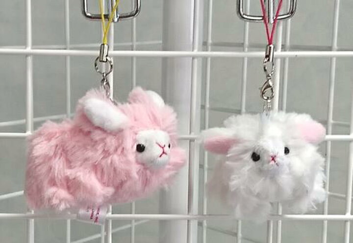 楽天市場 アンゴラウサギのモモちゃん ストラップ ｙｙ ｓｈｏｐ ぬいぐるみ専門店