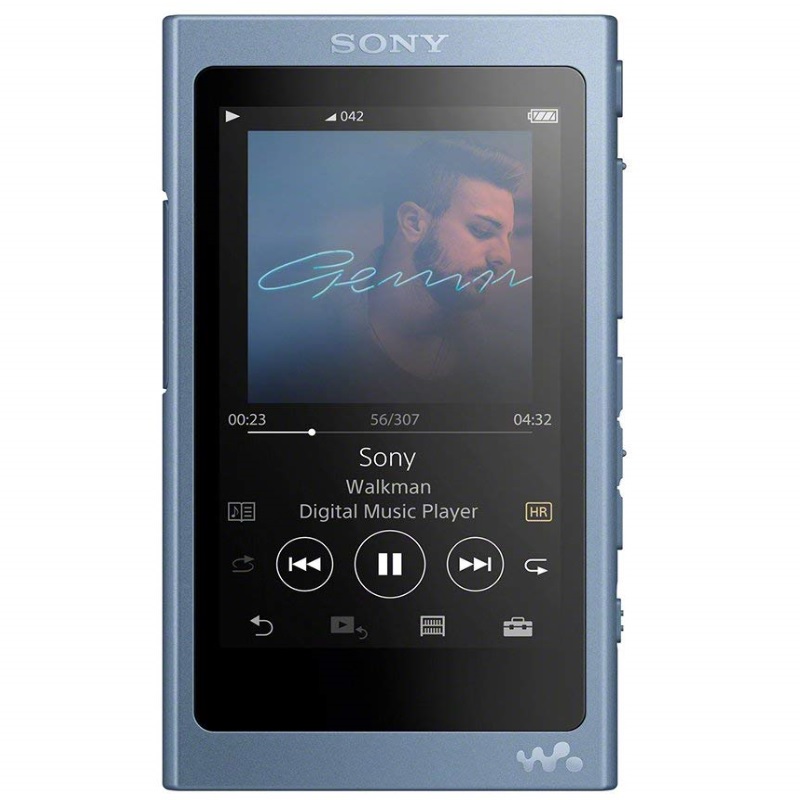 ソニー SONY ウォークマン 16GB NW-A45 代引き手数料無料 Bluetooth 最大85％オフ！ ムーンリットブルー L ハイレゾ対応 microSD