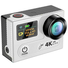 JOYEUX 4K-WiFi1080P アクションカメラSUPER PRO SVC600SV シルバー【沖縄県へは発送不可】