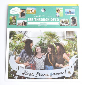 SEE-THROUGH DECOiV[X[ fRj [YiWj v[g Mtg 蕨 AW XNbvubLO XNbvubN 킢  y[p[ ~jAo ޗ [M 2/25] 