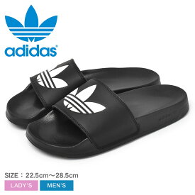 【店内全品★P2倍！】アディダス オリジナルス アディレッタ ライト ADIDAS ORIGINALS サンダル メンズ レディース ブラック 黒 ADILETTE LIFE FU8298 シューズ シャワーサンダル シャワサン スポサン スポーツサンダル アウトドア レジャー おしゃれ 定番|slz|