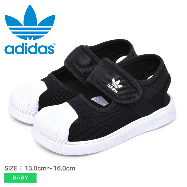 楽天市場 アディダス オリジナルス スーパースター 360 サンダル I Adidas Originals サンダル キッズ ベビー ジュニア 子供 ブラック 黒 Superstar 360 Sandal I Eg5711 マジックテープ スポーツ おしゃれ ブランド 定番 人気 スポーティ ホワイト Z Craft